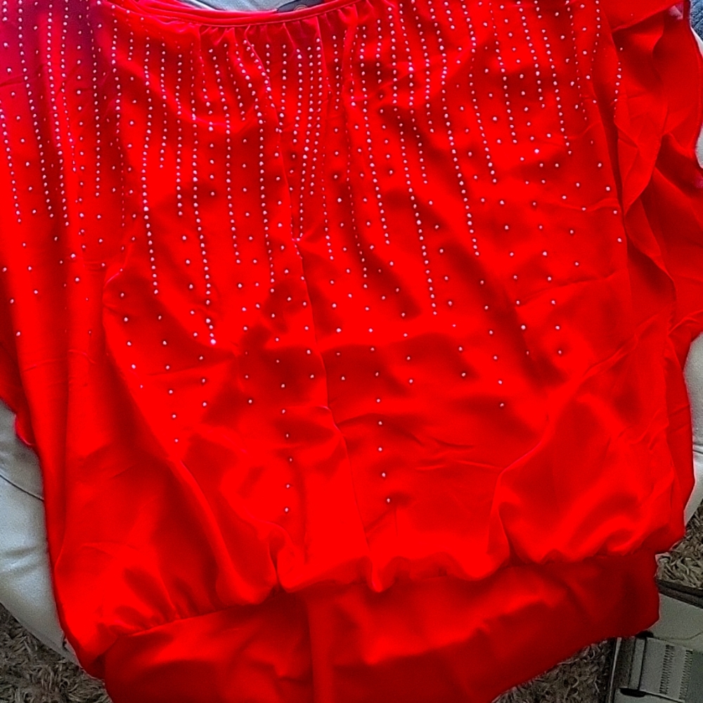 Red womans top